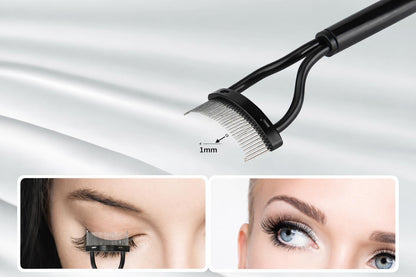 Edelstahl Wimpern-Kamm