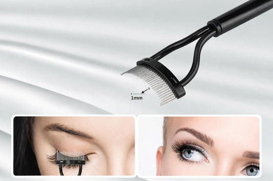 Edelstahl Wimpern-Kamm